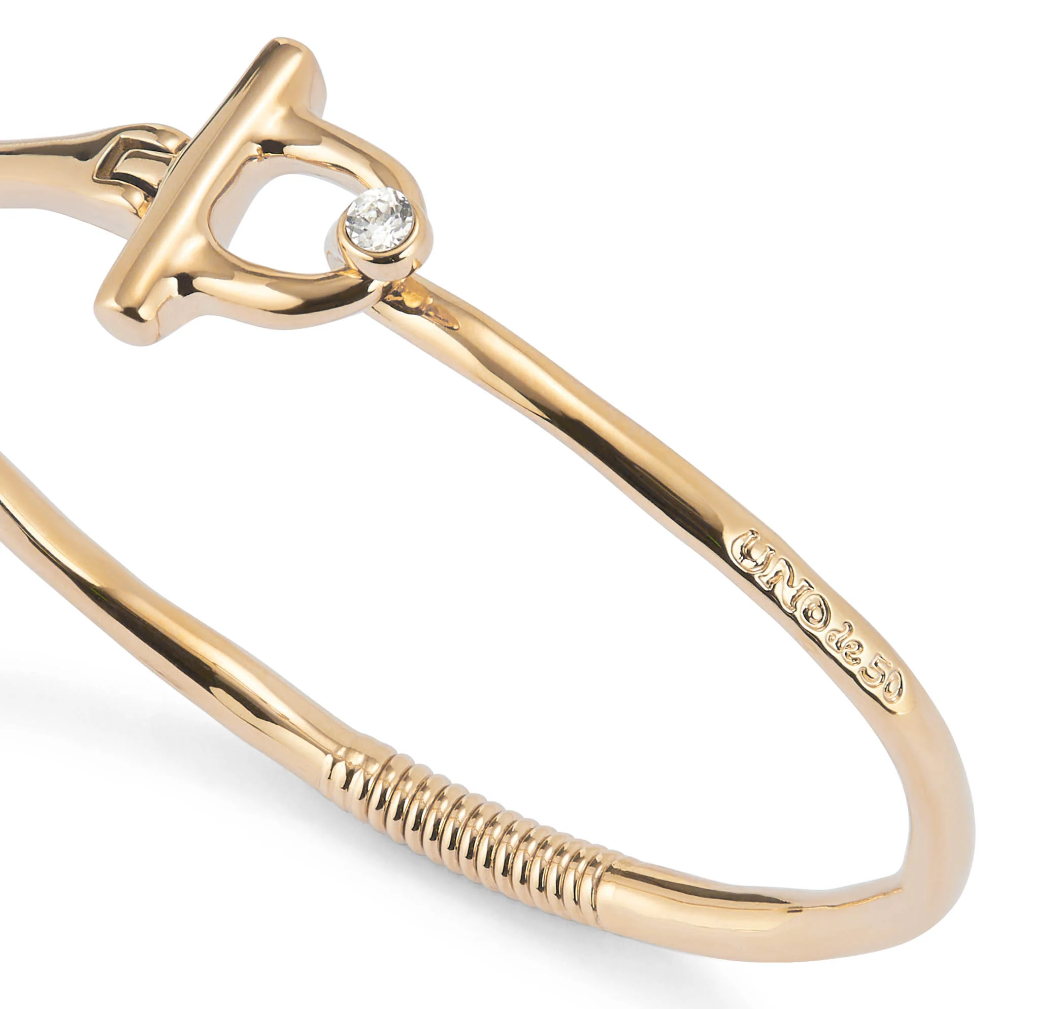 SER INDOMABLE BAR BRACELET GOLD WITH TOPAZ - Image 4