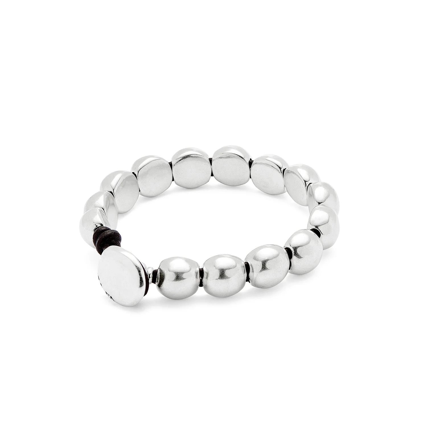 SER INTREPIDA SMALL HALF SPHERE SILVER BRACELET - Image 3