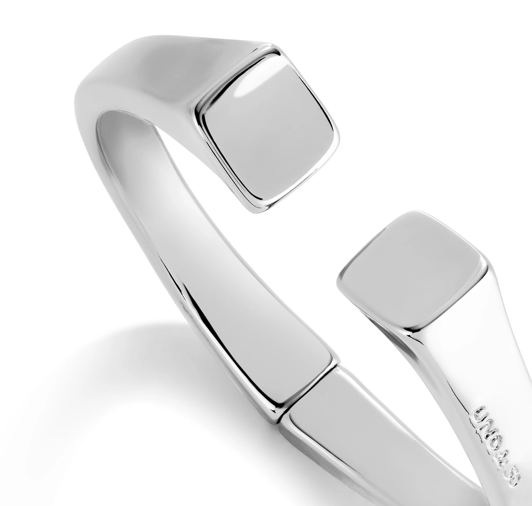 SER SIN COMPLEJOS SQUARE END SILVER SPRING BRACELET - Image 4